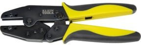 Klein Tools Crimpzangenrahmen mit Ratschenmechanismus modular in Schwarz-Gelb aus Stahl - Bild 1