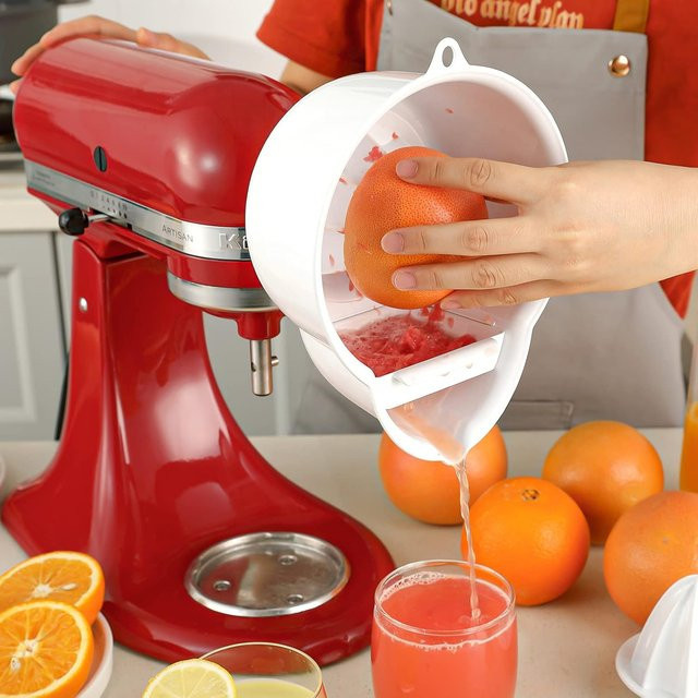 KitchenAid Zitruspresse in Weiß als Aufsatz für deinen Standmixer zur Orangensaftbereitung - Bild 1