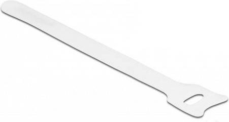 Delock Klettkabelbinder Weiß 10 Stück L: 150 mm, B: 12 mm - Bild 1