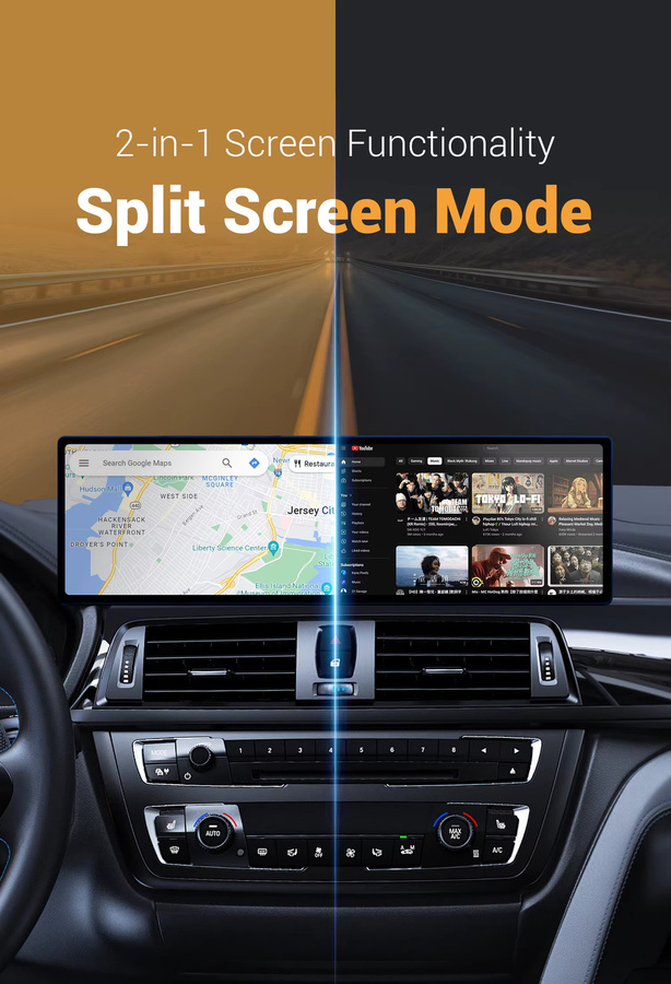 OTTOCAST OttoAiBox i3 Wireless CarPlay Android 13 AI Box mit Snapdragon 6125 und Netflix für BMW ID6 ID7 ID8 ID9 in Schwarz - Bild 3