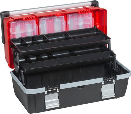 Allit Werkzeugkoffer McPlus Alu rot/schwarz aus Polypropylen und Aluminium, B/H/L: 26 x 27 x 56 cm - Bild 2