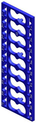 Siemens SPS-Farbkodierschild 6ES7193-6CP13-2MT0 in Blau - Bild 1