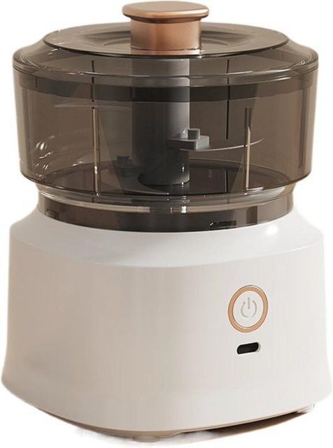 Elektrischer Mini-Zerkleinerer von Shenhu Win, wiederaufladbarer USB-Gemüseschneider und Fleischwolf in Weiß und Grün - Bild 1