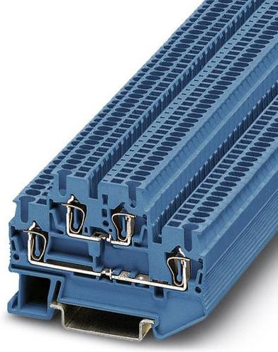 Phoenix Contact Klemme STTB 1,5 BU in Blau, Breite: 4,75 mm, Tiefe: 17,5 mm, Höhe: 6,75 mm - Bild 1