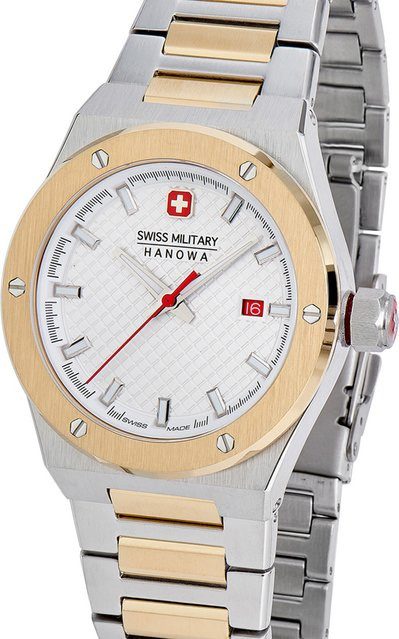 Swiss Military Hanowa Armbanduhr, Quarz, Edelstahl, 43 mm, Herren - Bild 1