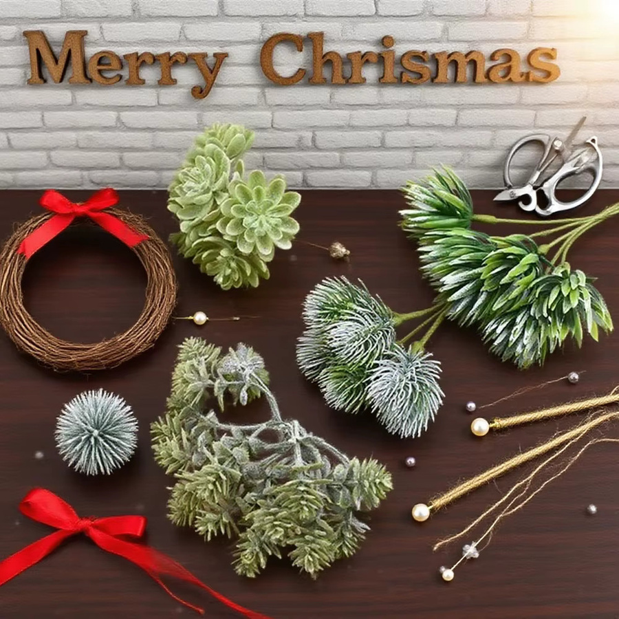 ZQCY Künstlicher Weihnachtsbaum in Grün für Dekoration zu Weihnachten und Hochzeiten - Bild 3