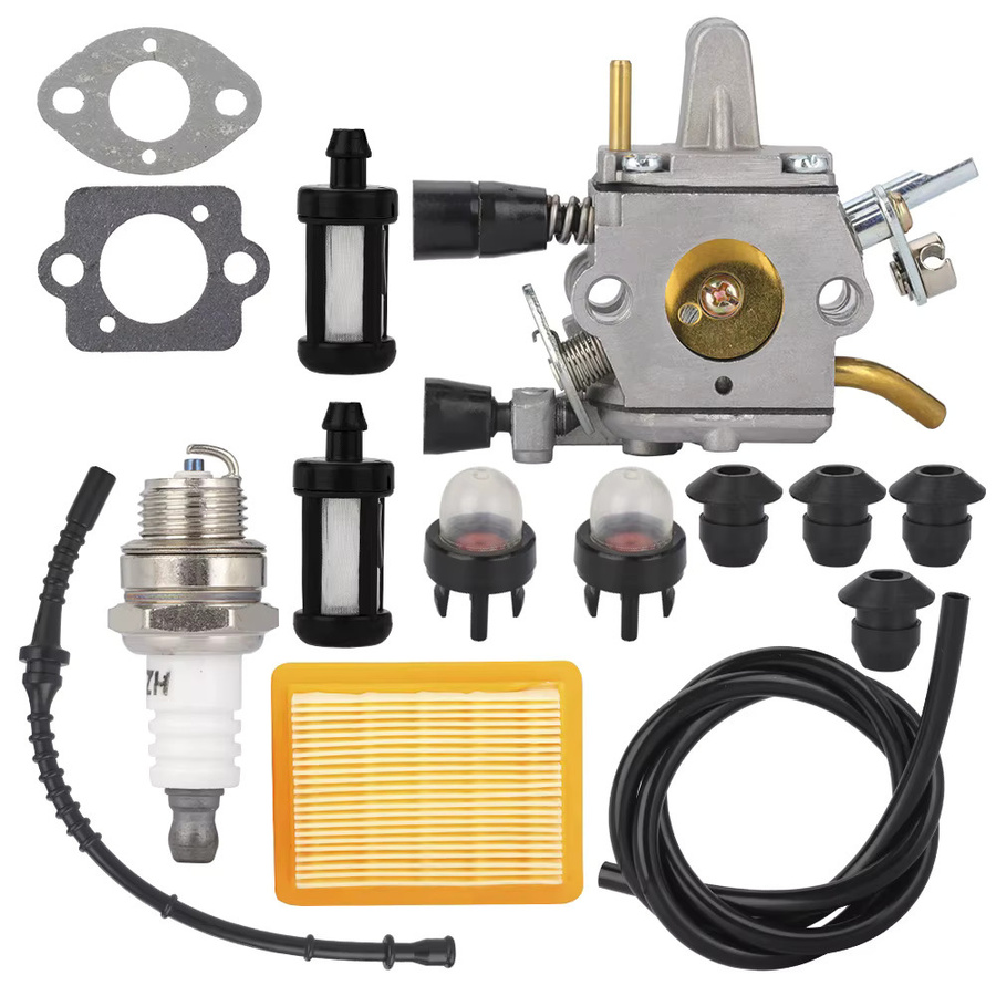 XCAN Vergaser Zama C1Q-S51 für Stihl Rasentrimmer FS120 FS200 FS250R FS300 FS350 FR450 FR480 BT121 in Silber - Bild 3