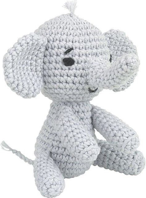 Knitty Critters Häkelset Elefant Grau - Bild 1