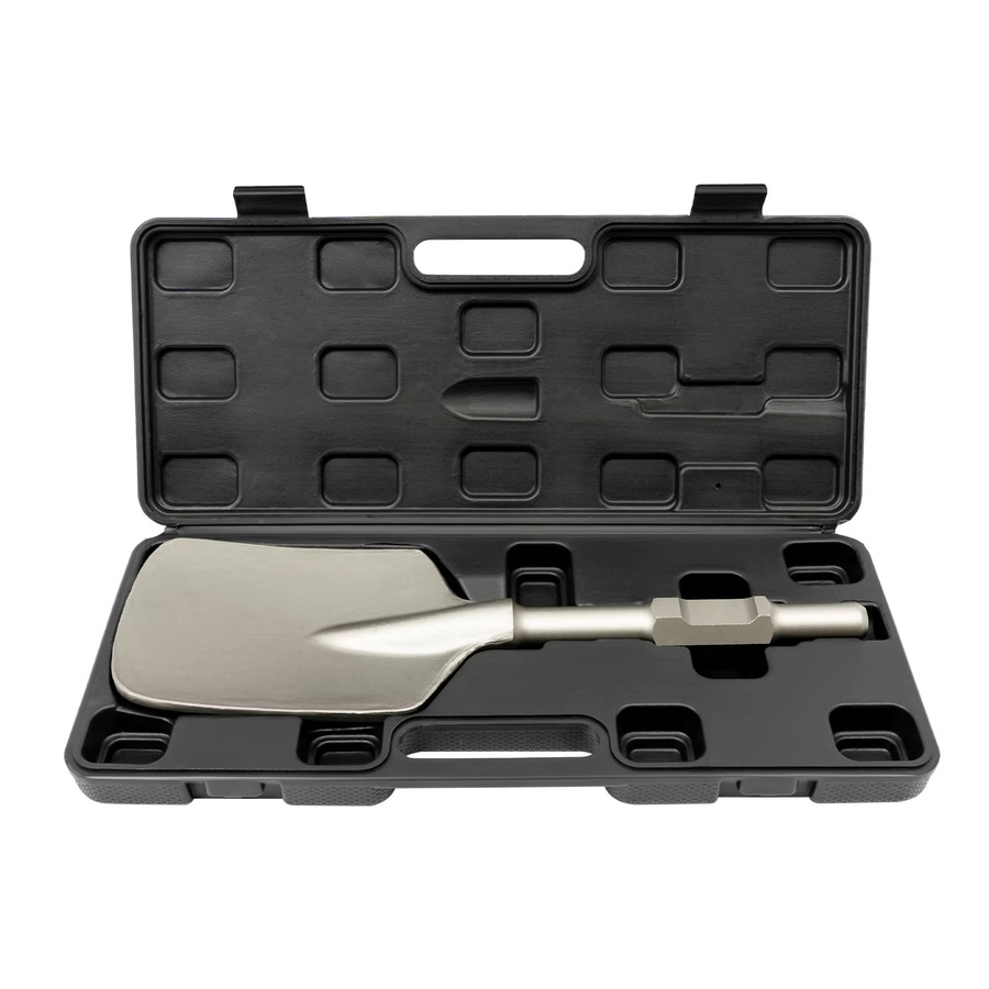 Bymaocar Abbruchschaufel 65A Clay Spade Bit aus 40Cr Chromstahl in Silber mit Sechskantschaft für Betonbrecher und Meißel - Bild 2