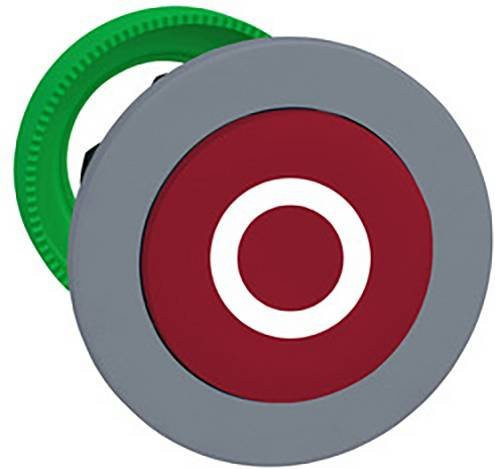 Schneider Electric ZB5FL432C0 Drucktaster-Frontelement aus Kunststoff in Rot und Grau - Bild 1