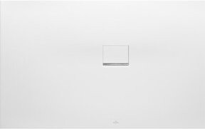 Villeroy & Boch Duschwanne Squaro Infinity, rechteckig, weiß, Eck-Einbau, B/T/H: 100 x 75 x 4 cm - Bild 1