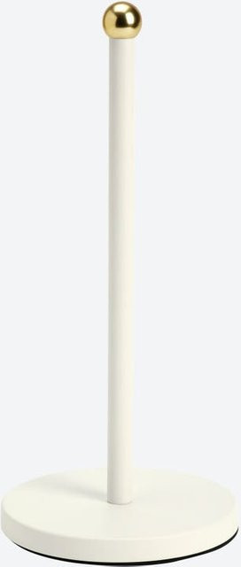 NKD Küchenrollenhalter freistehend in Weiß mit Zement-Optik, Höhe: 34 cm, Durchmesser: 15 cm - Bild 1