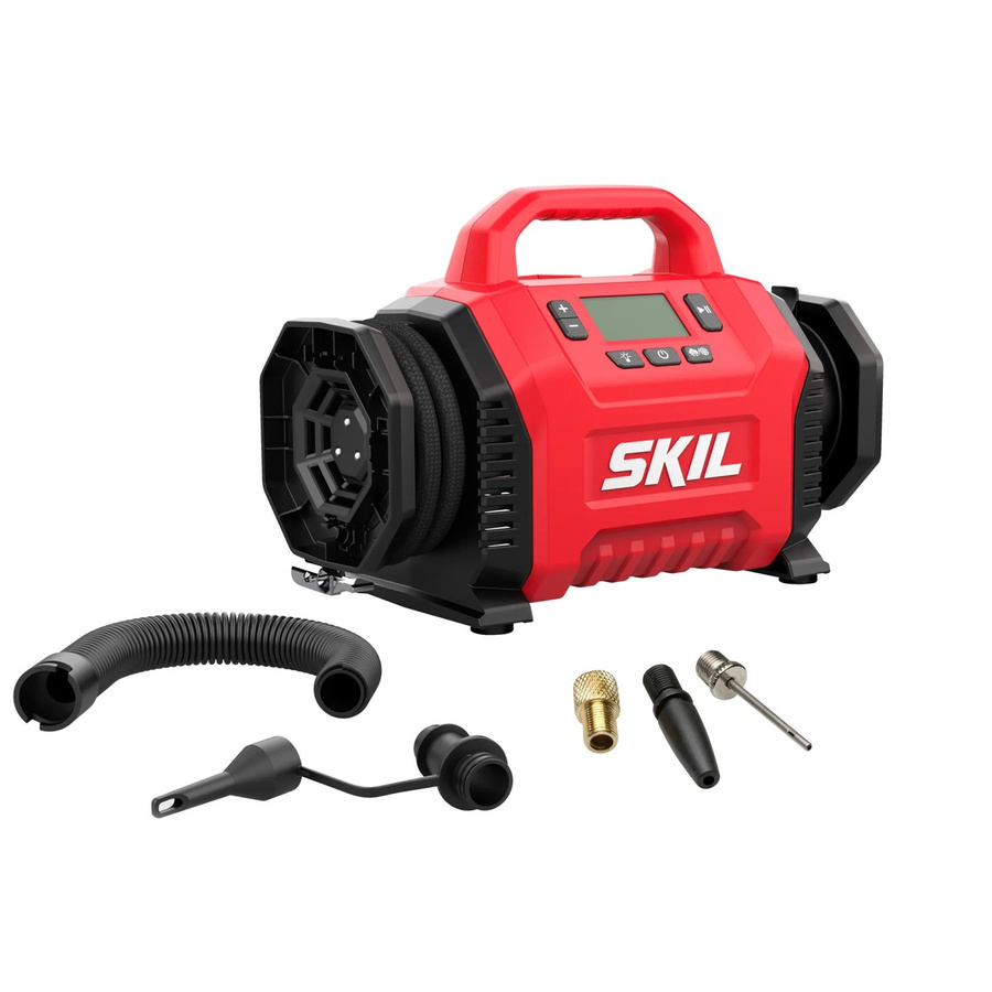 Skil Akku-Kompressor und Luftpumpe 3153CA in Rot ohne Akku und Ladegerät - Bild 2