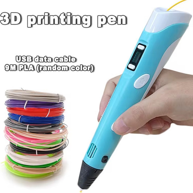 Elektronischer 3D-Druckstift, mit 9M PLA-Verbrauchsmaterialien - Bild 1