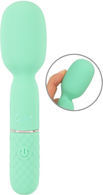 Cuties Mini-Massagestab mit flexiblem Massagekopf in Grün - Bild 1