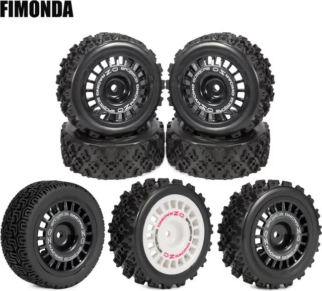 Fimonda Kunststoffräder Felge, 4-teiliges Set, Gummi, Schwarz - Bild 1