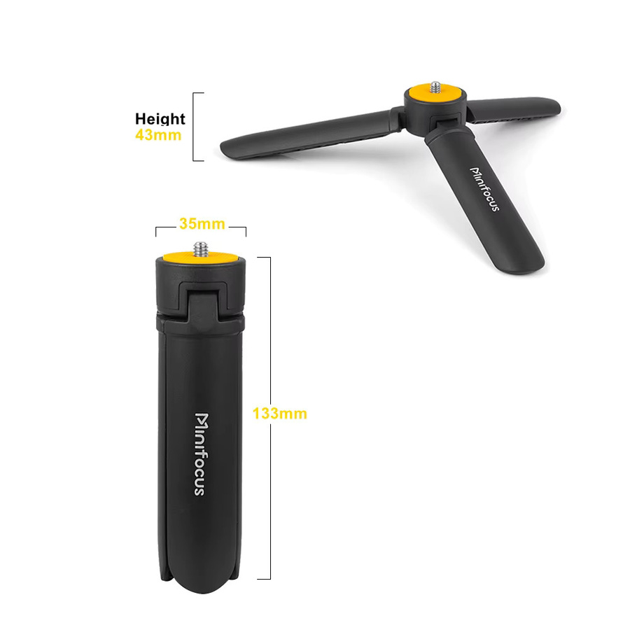 DJI OSMO Mobile 8 Mini-Stativ in Schwarz mit 1/4 Zoll Schraube für OSMO Mobile und Pocket Serien sowie Zhiyun Smooth Q 4 und FeiyuTech Stabilisatoren - Bild 4