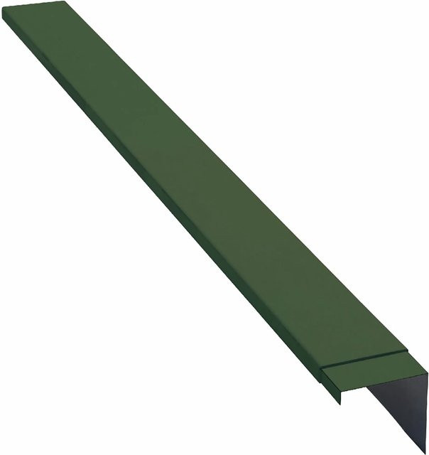 Mähkante Moos-Grün aus Stahl, Materialstärke 0,55 mm, pulverbeschichtet, L: 96 cm, H: 8 cm - Bild 1