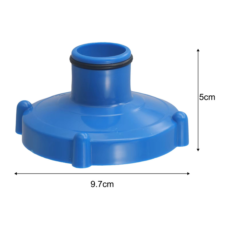Intex Schwimmbad-Schlauchadapter aus blauem PVC mit 80 mm auf 32 mm Anschluss - Bild 3