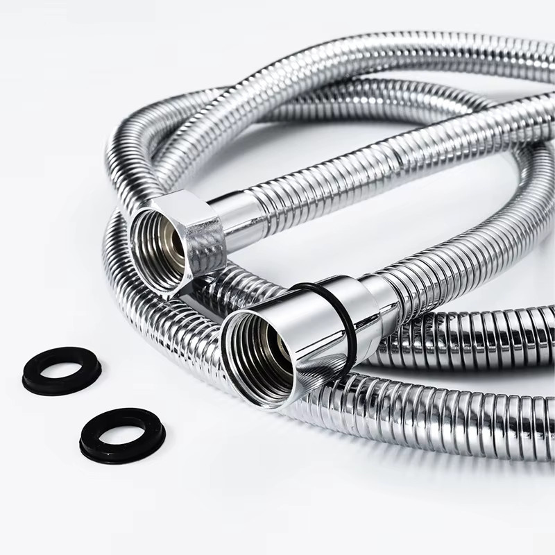Boen Badezimmer-Handbrauseschlauch aus Edelstahl in Silber - Bild 2