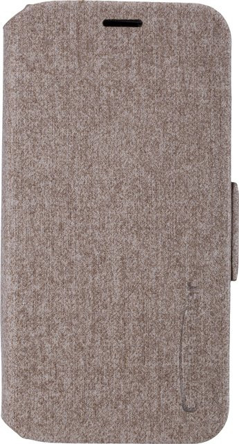 CURVE Book Case Handyhülle für Apple iPhone 12 und iPhone 12 Pro in Beige - Bild 1