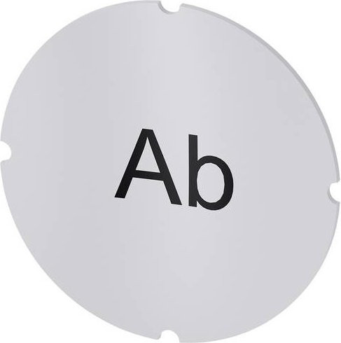 Siemens Einlegeschild 3SU1900-0AB71-0AE0 aus Kunststoff, 10 Stück, Schwarz und Weiß - Bild 1