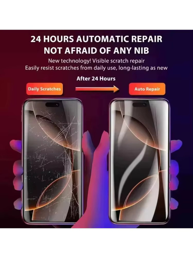 5er Pack Hydrogel Display Schutzfolie für Xiaomi Redmi Note 9 10 11 12 13 Pro 5G Serie, Transparent, Volle Abdeckung - Bild 6