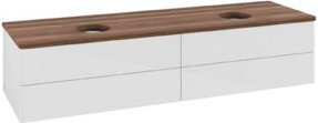 V&B Waschtischunterschrank Antao ohne Frontstruktur in Weiß, B/T: 160 x 50 cm - Bild 1