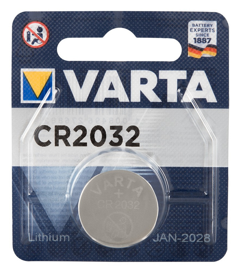 10 Stück Varta CR2032 Knopfzellen in Silber - Bild 1