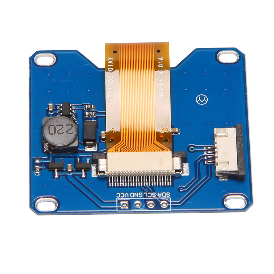 OLED Display Modul SSD1309 mit 1,54 Zoll und Blue Screen, 4PIN I2C Schnittstelle, Auflösung 128x64, kompatibel mit SSD1306 - Bild 2