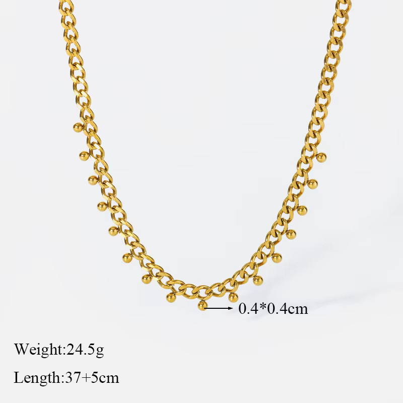 EILIECK Schmuck Set, Edelstahl, Gold, Damen - Bild 2
