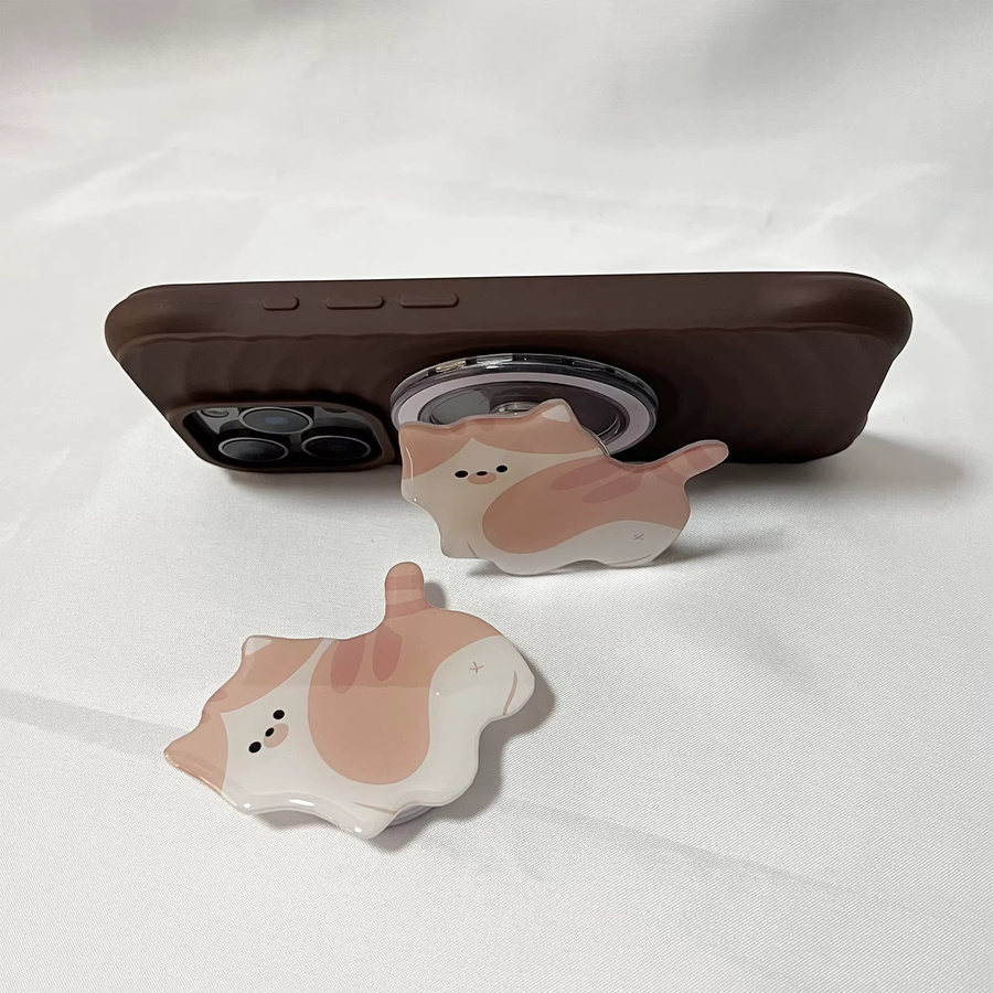 Süßer Cartoon-Katzen Griptok Handyhalter für iPhone 16 Pro Max und iPhone 17 Pro Max - Bild 2