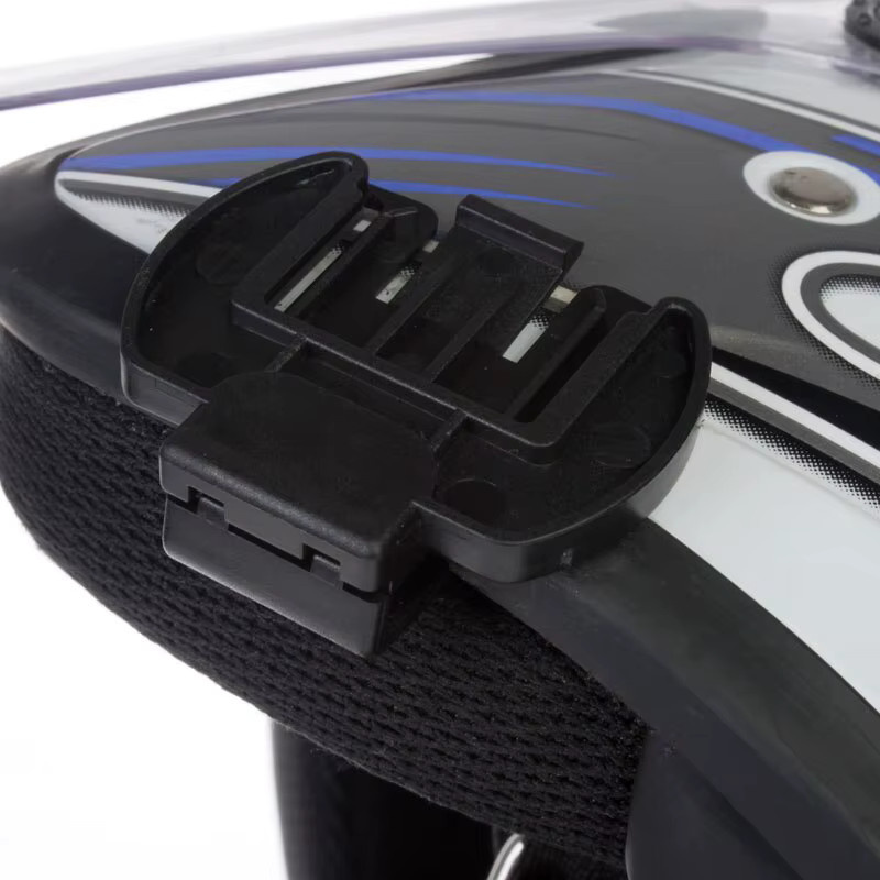 EJEAS V6 PRO Helm-Headset mit 3,5mm Jack Intercom-Mikrofon und Lautsprecher in Schwarz für Vnetphone V4 Motorrad-Kopfhörer - Bild 3