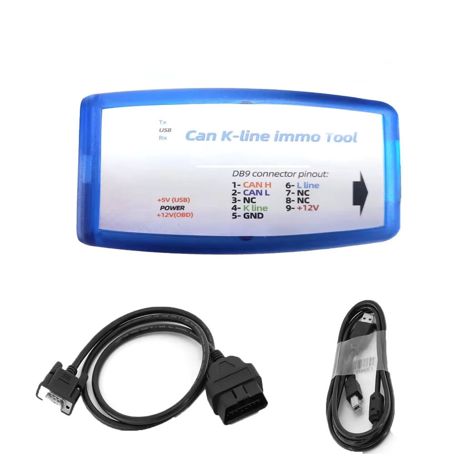 YIQIXIN Renault CAN K-line Immo Tool Blau OBD2 ECU Programmierer zum Lesen und Schreiben von EEPROM und Wegfahrsperre-Codes - Bild 4
