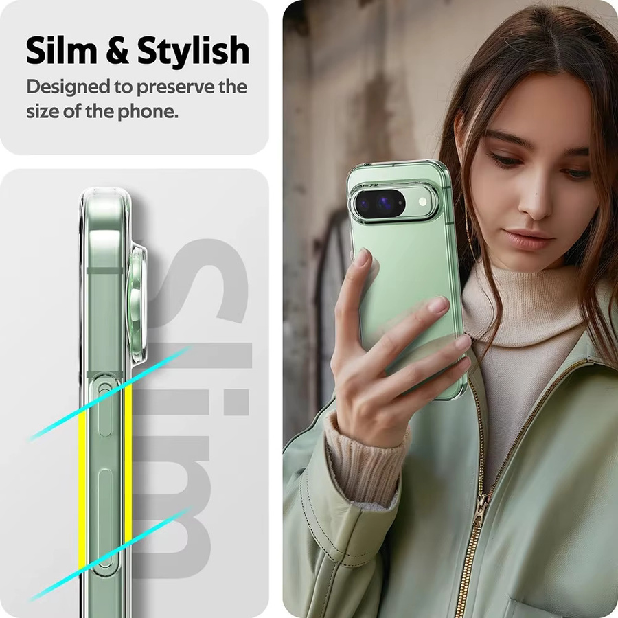 VRNOEI Ultraklare weiche Handyhülle für Google Pixel 10 9 Pro XL 8 7 6A in Transparent - Bild 2