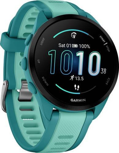 Garmin Forerunner 165 Music Smartwatch mit GPS und Herzfrequenzmessung in Türkis - Bild 1