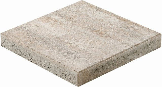 Terrassenplatte Bologna Jura-Nuanciert in Grau, Weiß und Beige, B/T/H: 40 x 40 x 5 cm - Bild 1