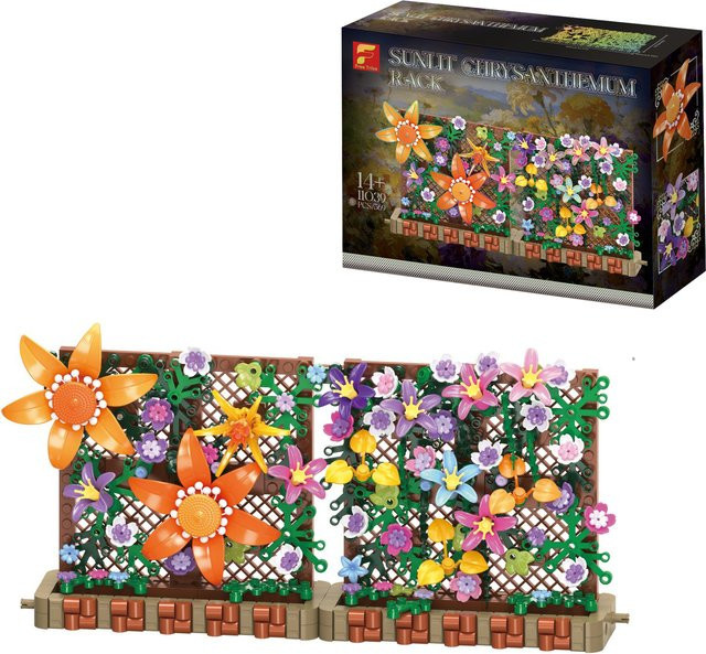AMAZINGBLOKS Chrysanthemen-Gestell Bausteine, 569 Teile, ab 14 Jahren - Bild 1
