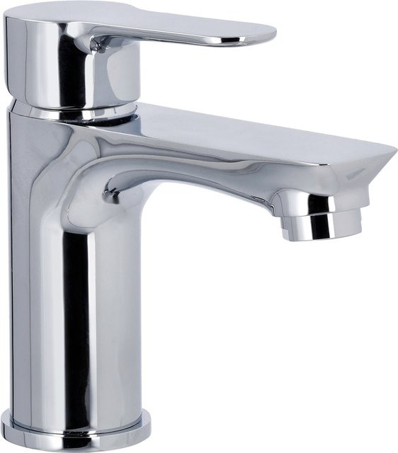 LIVARNO Einhebel-Waschtischarmatur in Chrom, wassersparend, Silber - Bild 1
