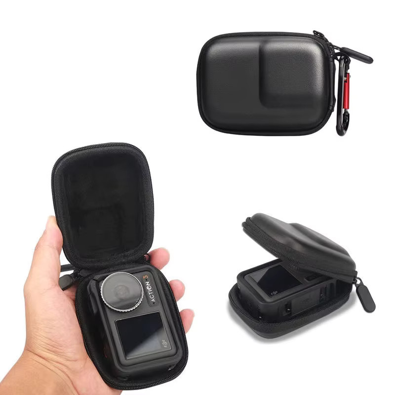 DJI Mini Reise-Tragetasche und wasserdichte Schutzhülle für Osmo Action 6, Osmo Action 5 Pro, DJI Action 4 und DJI Action 3 in Schwarz - Bild 4