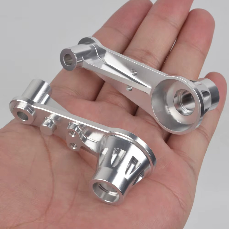 Tamiya Hinterradaufhängungsarme, Zubehör, Metall, Grau - Bild 2