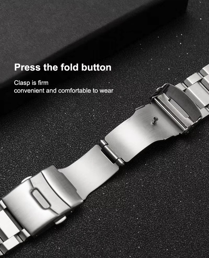 Zhangeer Uhrenarmband Edelstahl, Schnellverschluss, Unisex - Bild 6