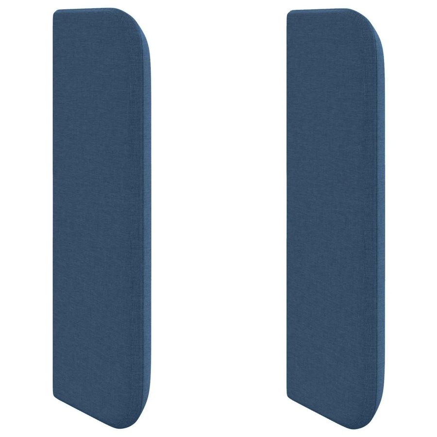 vidaXL Kopfteil in Blau aus Stoff und Holzwerkstoff, B/T/H: 40,5 x 40,5 x 4 cm - Bild 2