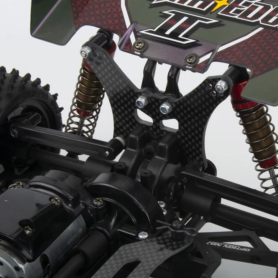 Tamiya Stoßdämpfer, Carbon, Metall, Schwarz, Zubehör - Bild 2