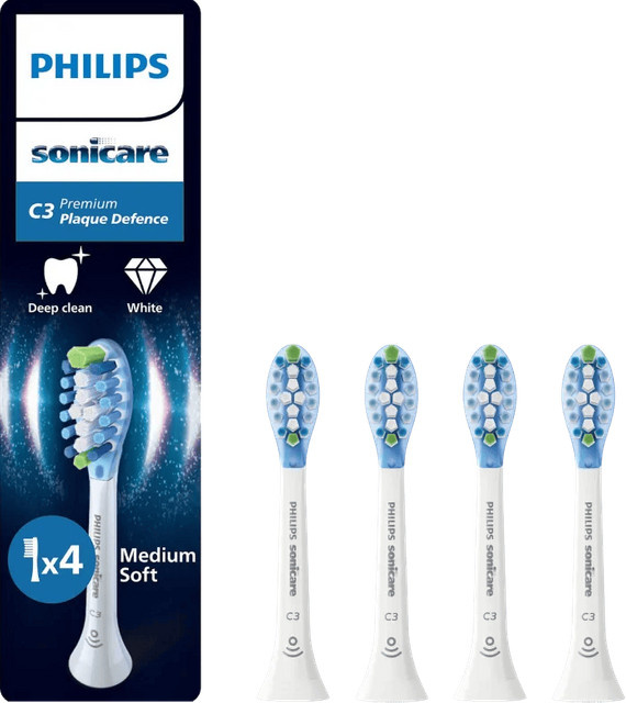 Philips Sonicare Premium Plaque Defense Weiß, 4 Stück - Bild 1