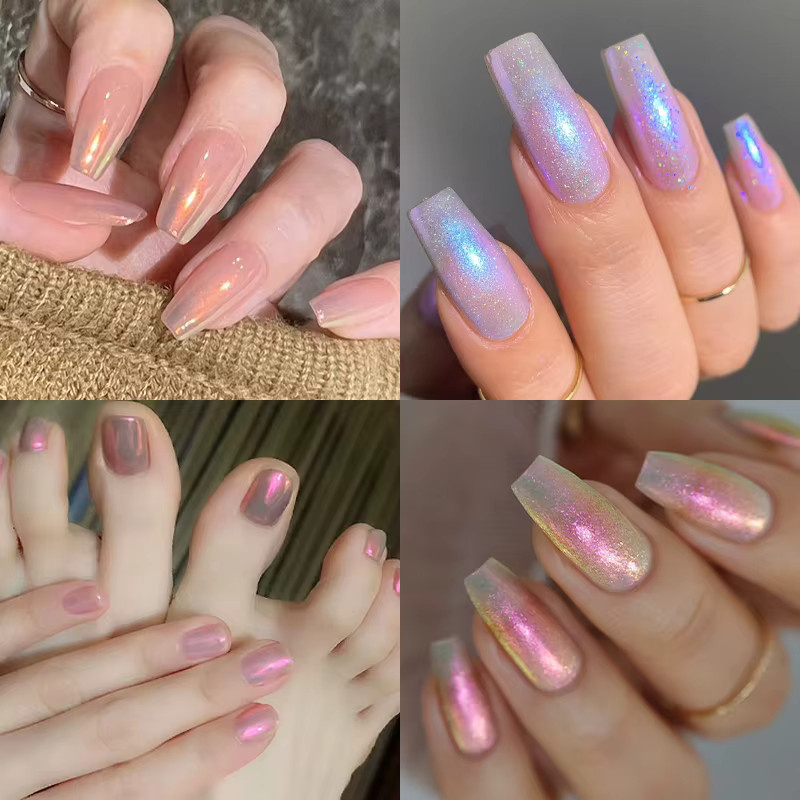 LILYCUTE Auroras Glitzer-Nagellack, 7 ml, bunt, glänzend - Bild 3