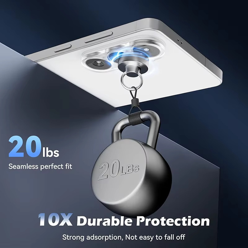 3-teiliger transparenter 3D-Objektivschutz aus gehärtetem Glas für die Rückkamera deines Samsung Galaxy S26 Plus - Bild 4