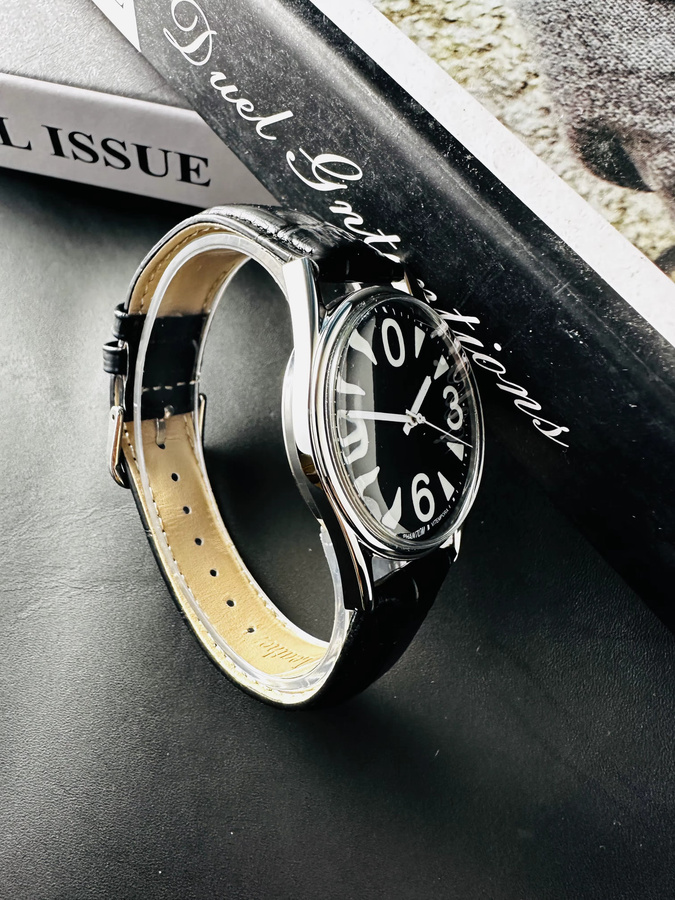 HEIMDALLR Armbanduhr, Handaufzug, Edelstahl, 38 mm, Herren, Schwarz - Bild 3