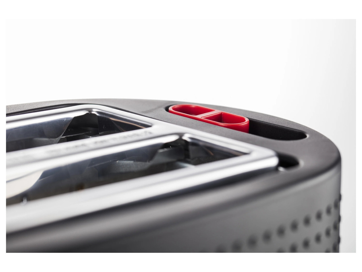 BODUM Elektrischer Toaster Bistro Schwarz mit Timer und Keep-Warm-Funktion - Bild 3