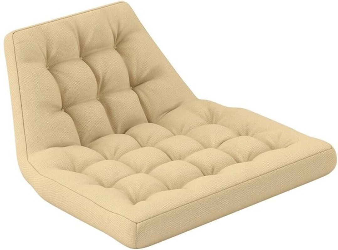 Outsunny Sitzkissen mit Rückenlehne beige, wasserabweisendes Polster für Schaukelstühle und Hängekörbe, B/H/T: 120 x 100 x 8 cm - Bild 3